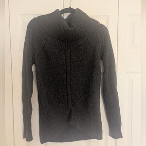 Cozy Dark Grey Turtleneck Sweater